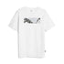T-shirt nera da uomo con logo grigio e nero sul petto Puma Graphics, Abbigliamento Sport, SKU a722000343, Immagine 0